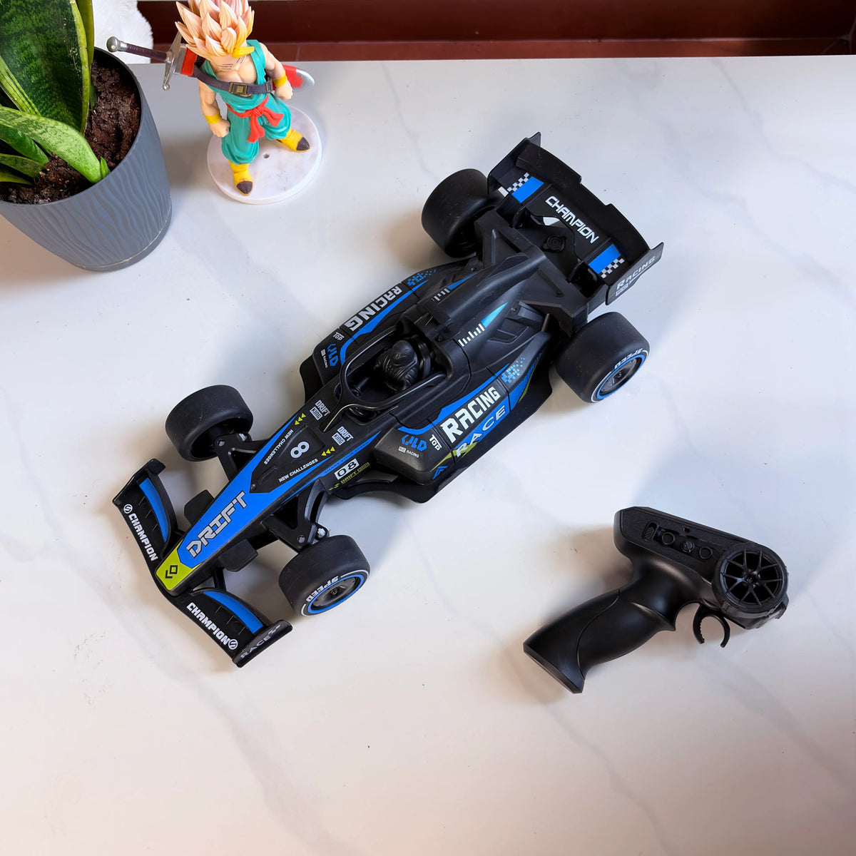Formula F1 RC Racing Drift Car for Kids & Adult | Hobby grade Remote (100+ ft Range) | Mist Smoke Effect | LED Lights | Rechargeable Battery | Multi-Direction Control |