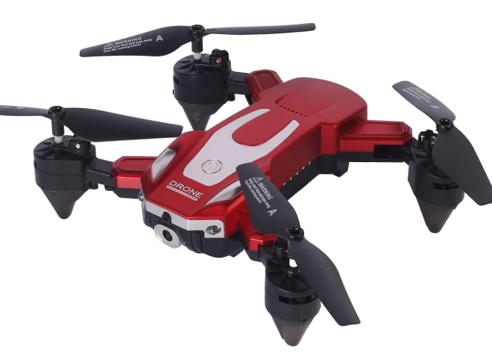 J2 Drone with 4K HD Camera | 360° Rotation Foldable Drone | 110° Wide-Angle Lens | 45° Adjustable Camera | LED Lights | Altitude Hold | App & Remote