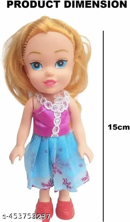 Three Sisters Doll Set for Girls – Pack of 3 Medium Size Bendable Fashion Dolls with Colorful Outfits | Kids Toy Gift for 3+ Years | Doll Set for Pretend Play & Gifting