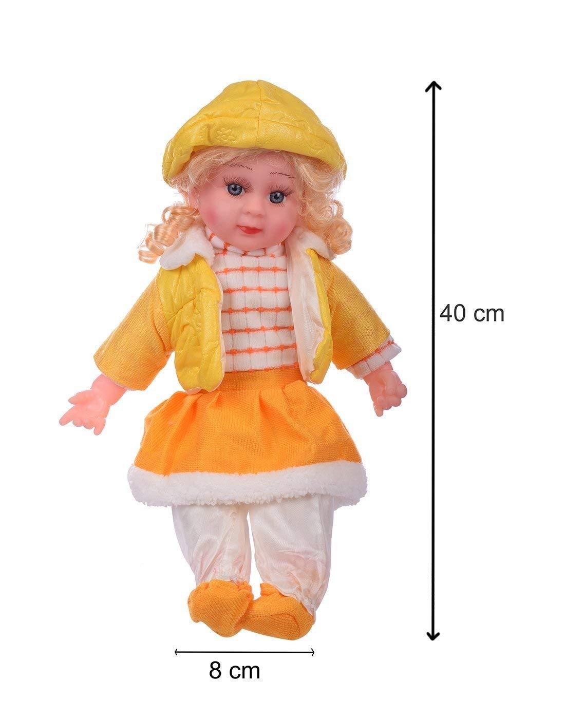 Musical Baby Doll Toy for Kids - Soft Plush Talking & Singing with Touch Sensor