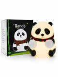 Panda Touch Silicone Lamp Rechargeable Multicolor Night Light