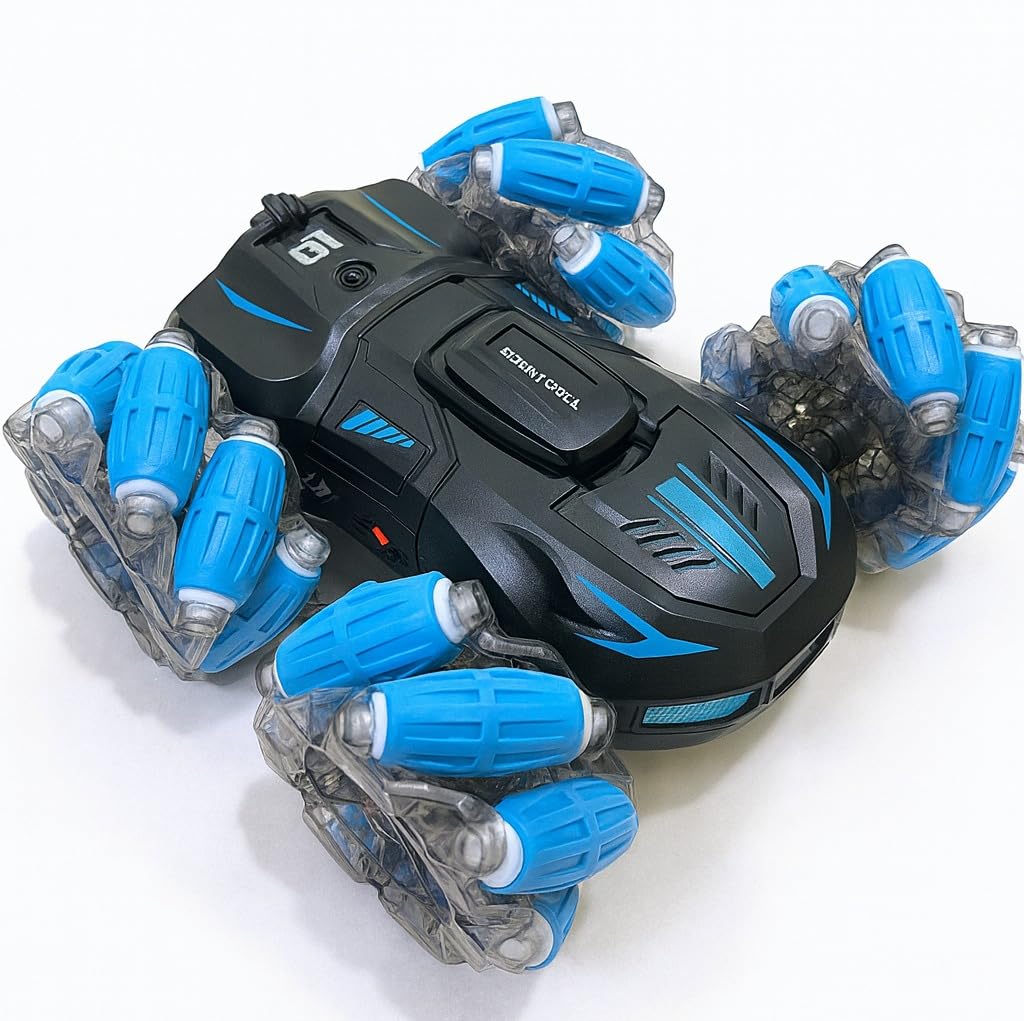 RC Stunt Racing Car with Gesture Watch Control, Mist Spray | 360° Rotating Action