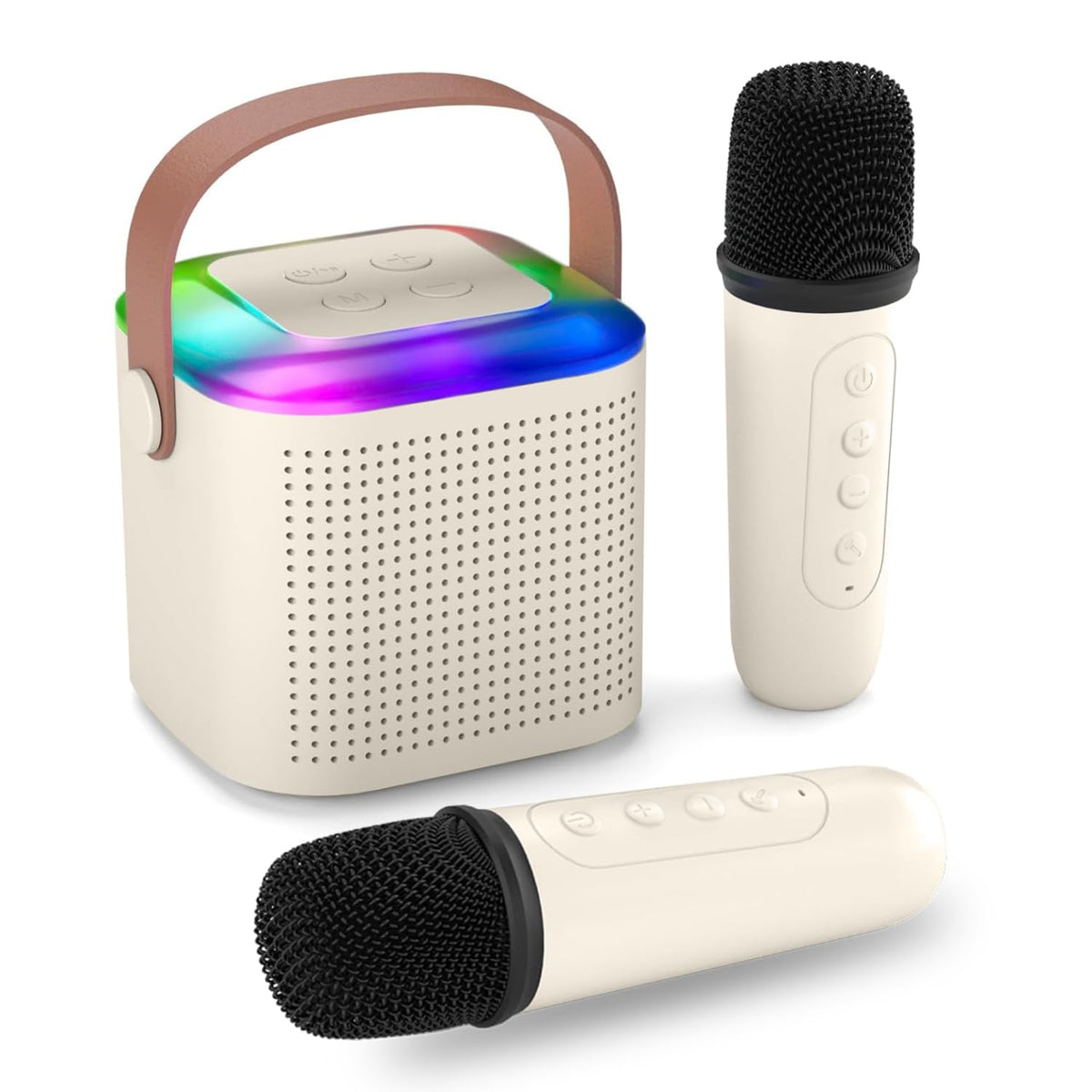 Kroko Series Mini Bluetooth Wireless Karaoke Speaker with 2 Mics, 8Hrs Playtime