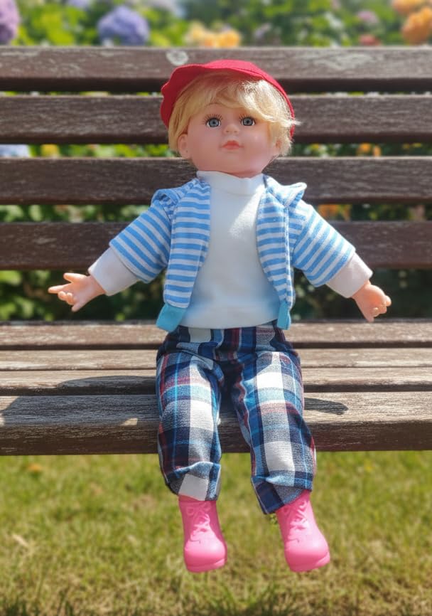 18 Inches Baby Musical and Singing Boy Doll-Singing& Touch Sensor