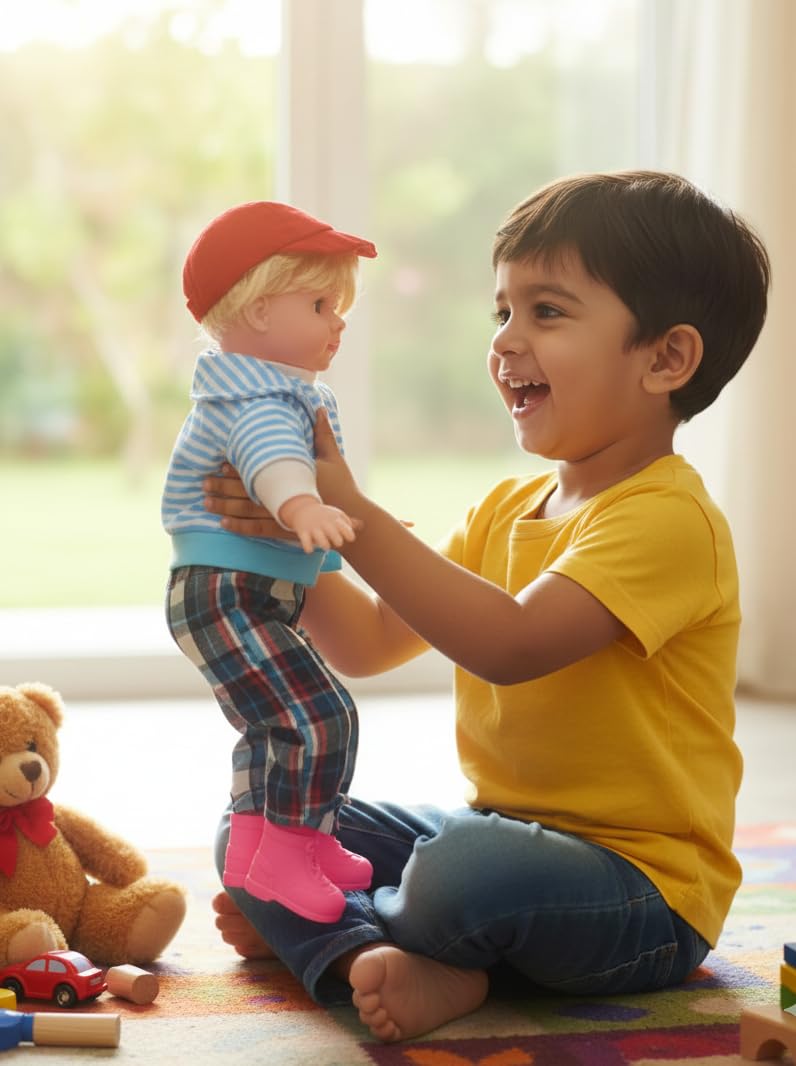 18 Inches Baby Musical and Singing Boy Doll-Singing& Touch Sensor