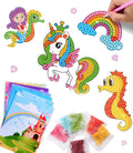 Premium Pick N Paste Diamond Painting Art Kit, DIY Gem Painting &Sticker Craft Kit