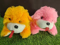 Mini Furry Dog Soft Toy, Pack of 2, Cute Stuffed Plush Puppy for Kids