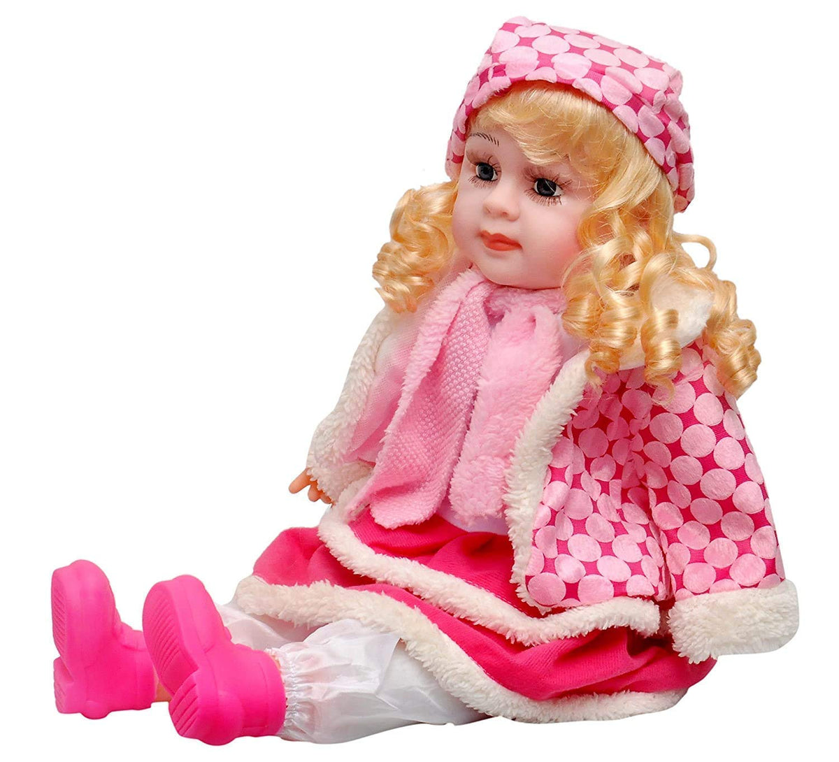 Musical Baby Doll Toy for Kids - Soft Plush Talking & Singing with Touch Sensor