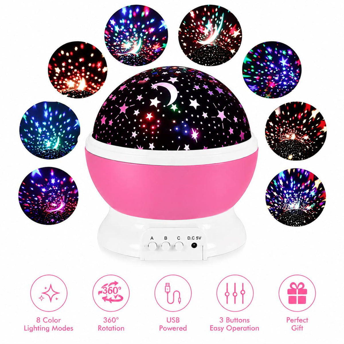 Star Master Dream Rotating Projection Lamp