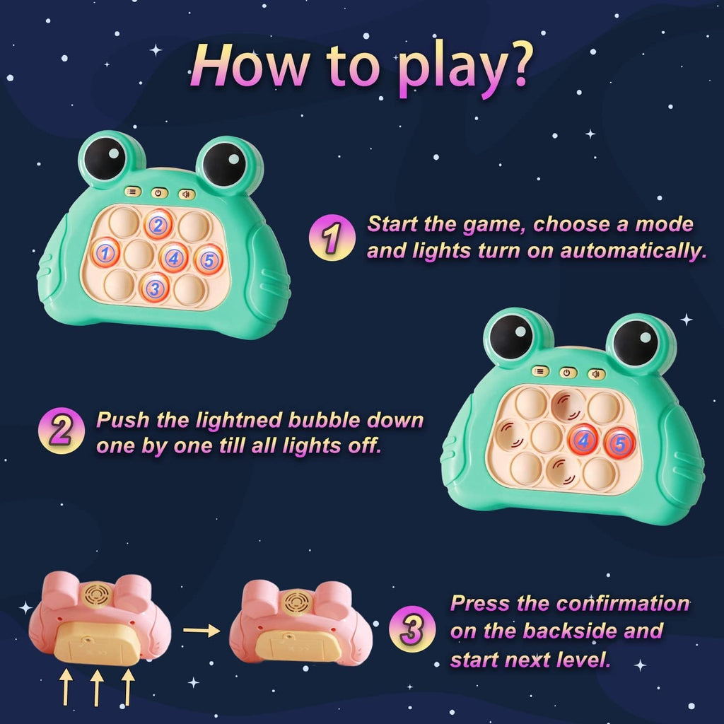 Fast Speed Push Intelligent Game for Kids, Sound Toy for Kids, Electronic Quick Push Game