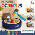 Octopus Fun Playing Whack a Mole Game Toy with Hammer | Ages 3+, Interactive Play