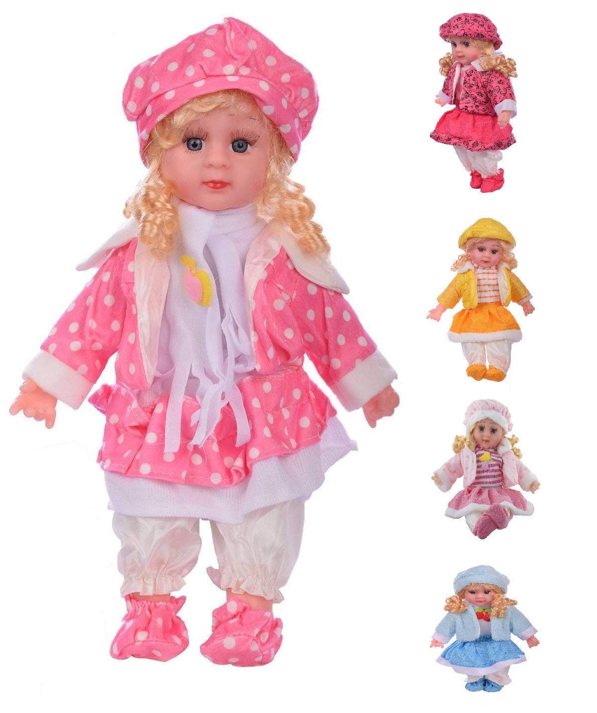 Musical Baby Doll Toy for Kids - Soft Plush Talking & Singing with Touch Sensor