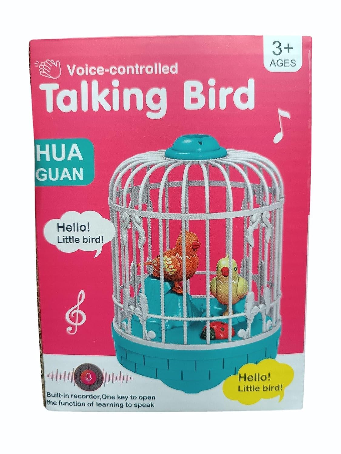 Talking Birds Interactive Toy — Realistic Speech Mimic Parrot with Voice Recording & Playback, Touch-Activated, Colorful, Fun Gift for Kids & Pet Lovers