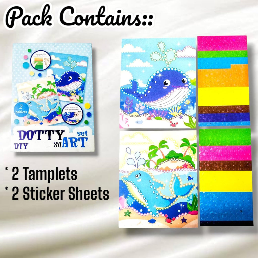 Premium Pick N Paste Diamond Painting Art Kit, DIY Gem Painting &Sticker Craft Kit