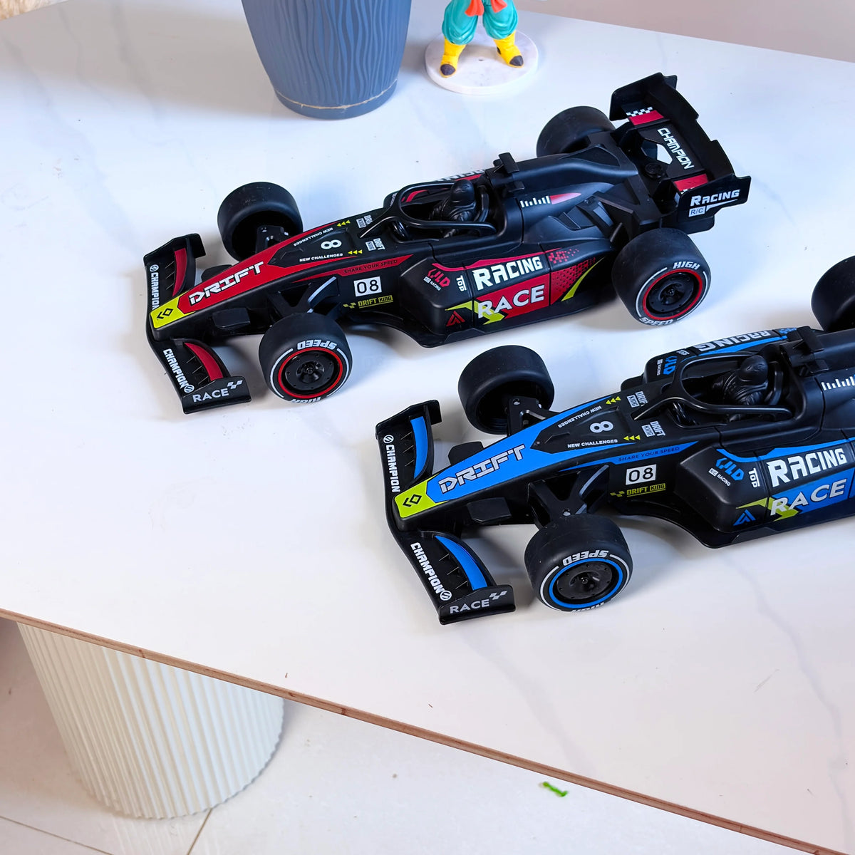Formula F1 RC Racing Drift Car for Kids & Adult | Hobby grade Remote (100+ ft Range) | Mist Smoke Effect | LED Lights | Rechargeable Battery | Multi-Direction Control |