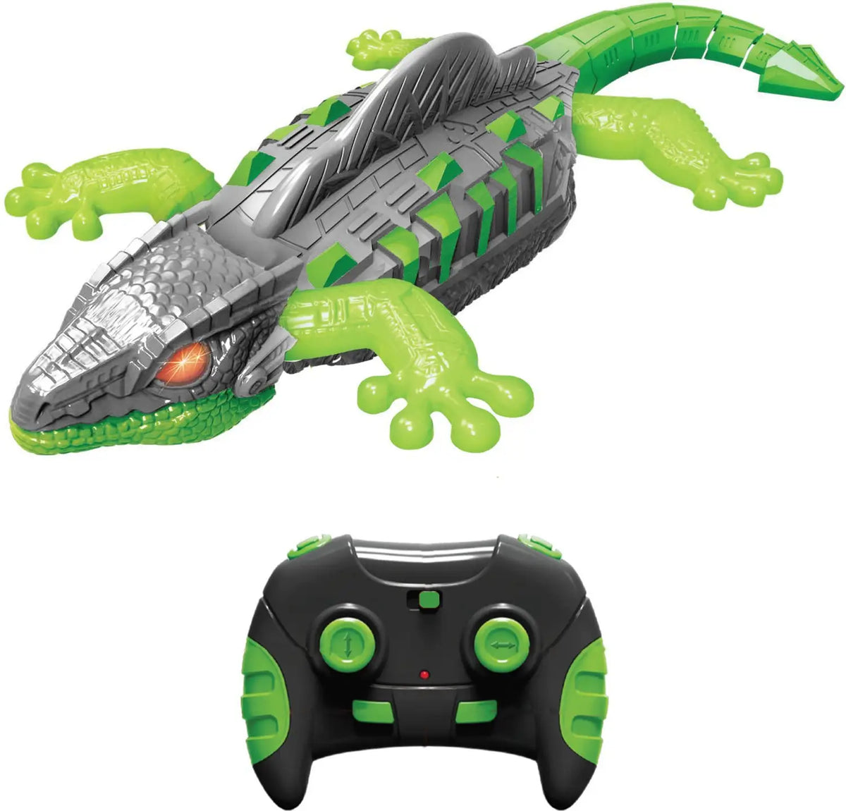 Remote Control Wall Climbing Lizard | Rechargeable RC Lizard, LED Lights, Anti Gravity Wall Crawling, Climbs Walls Ceiling & Floors, USB Charging