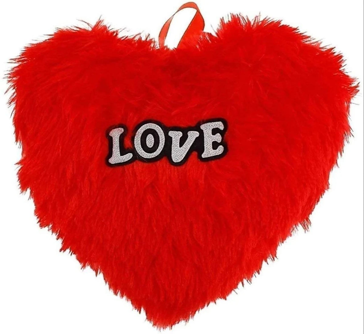 Heart Shaped Pillow Heart Stuffed Plush Fluffy Cushion Gifts - 25 cm (Multi color)